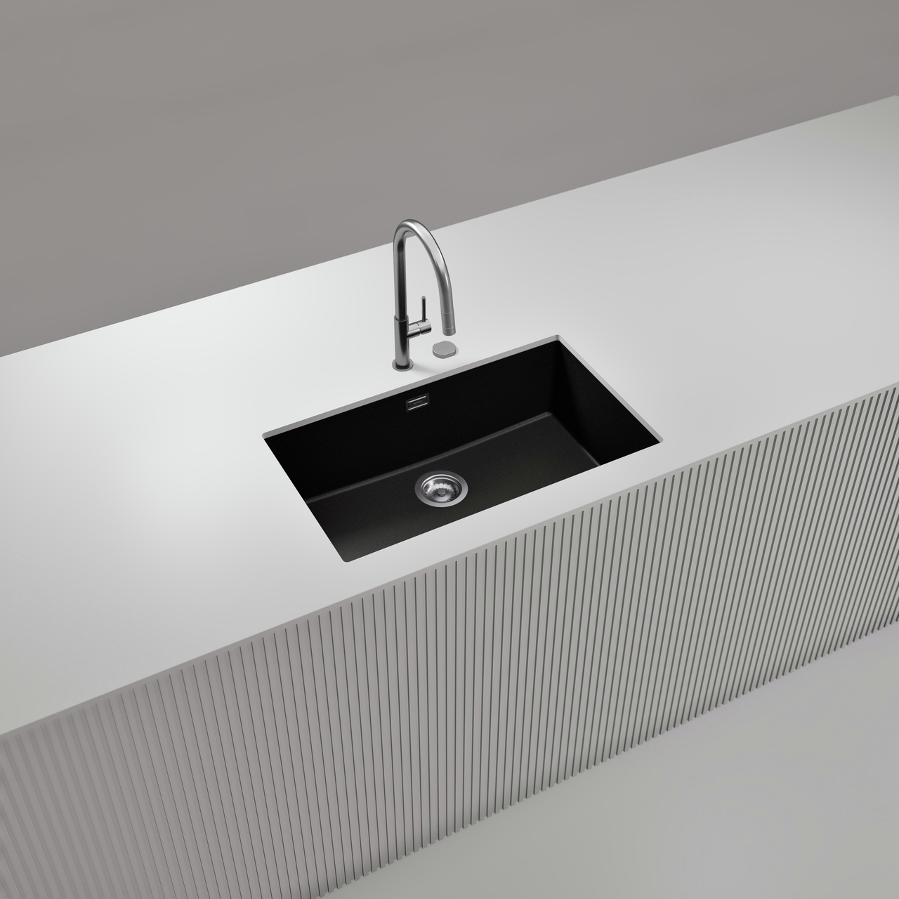 Dřez FORMHAUS D-100LS NERO